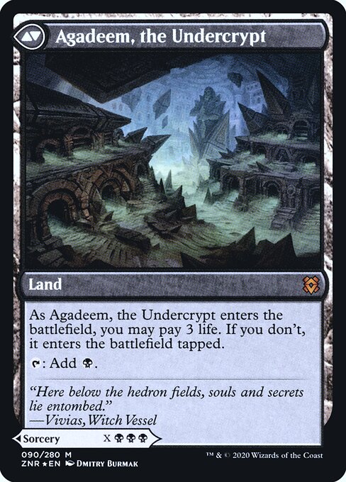 Agadeem's Awakening // Agadeem, the Undercrypt (back face)