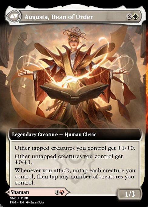 Plargg, Dean of Chaos // Augusta, Dean of Order (back face)