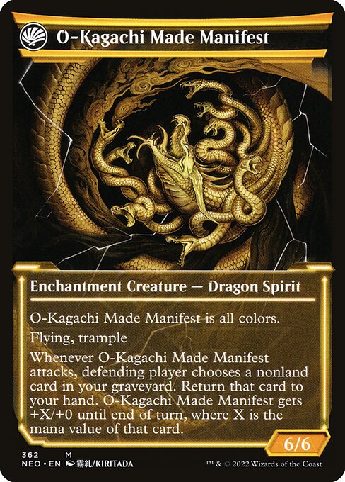 The Kami War // O-Kagachi Made Manifest (back face)
