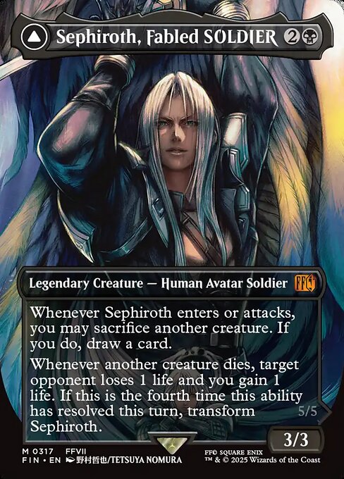 Sephiroth, Fabled SOLDIER // Sephiroth, One-Winged Angel