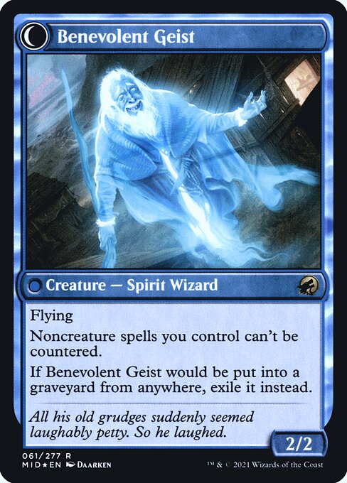 Malevolent Hermit // Benevolent Geist (back face)