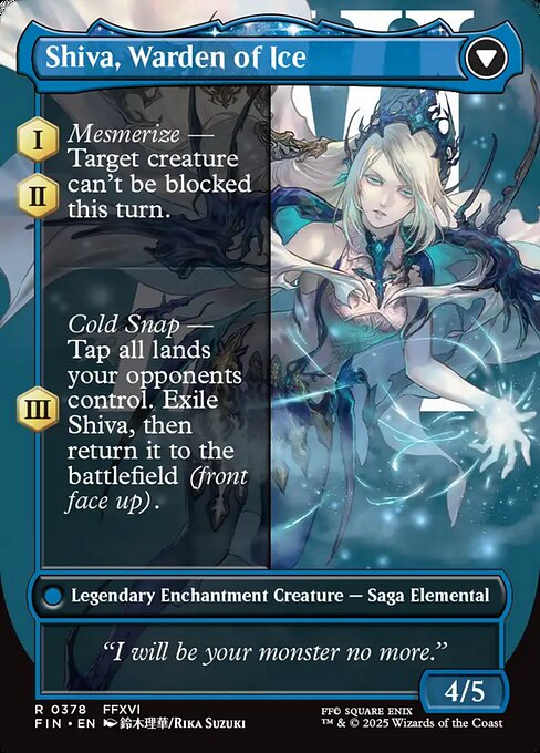 Jill, Shiva's Dominant // Shiva, Warden of Ice (back face)