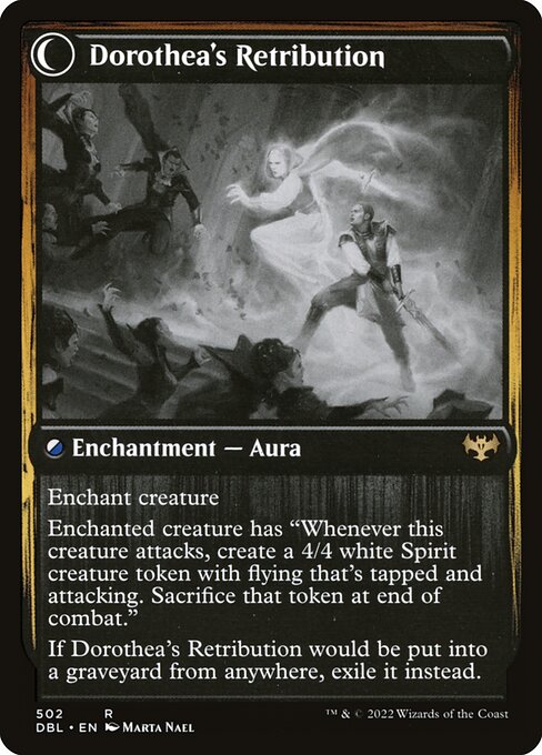 Dorothea, Vengeful Victim // Dorothea's Retribution (back face)