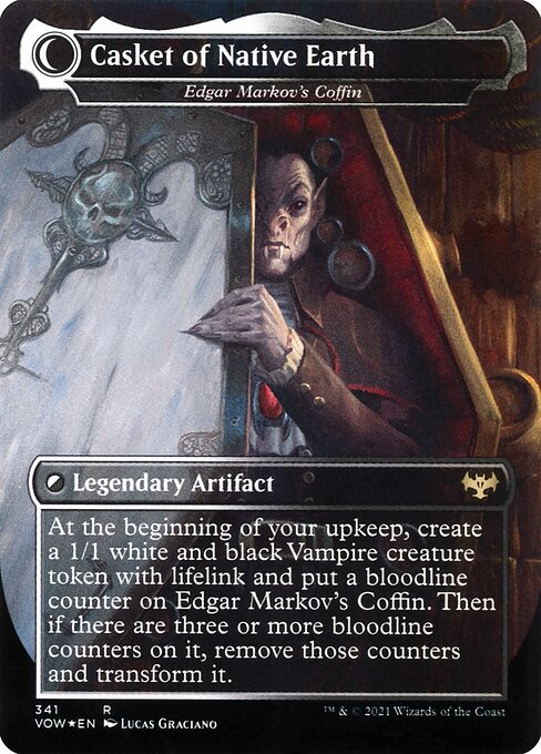 Edgar, Charmed Groom // Edgar Markov's Coffin (back face)