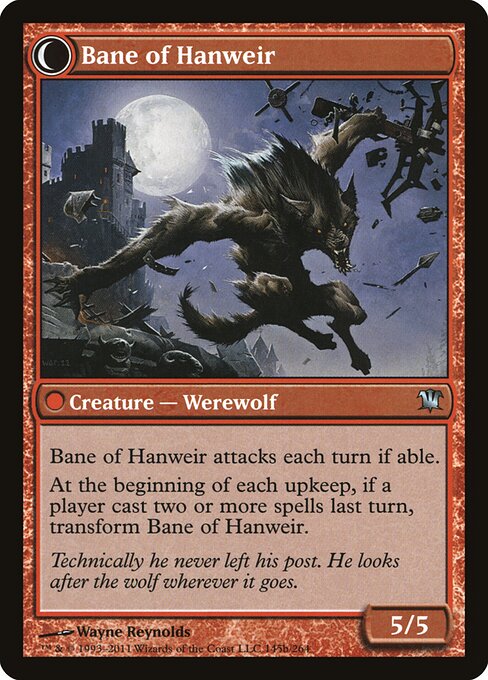 Hanweir Watchkeep // Bane of Hanweir (back face)