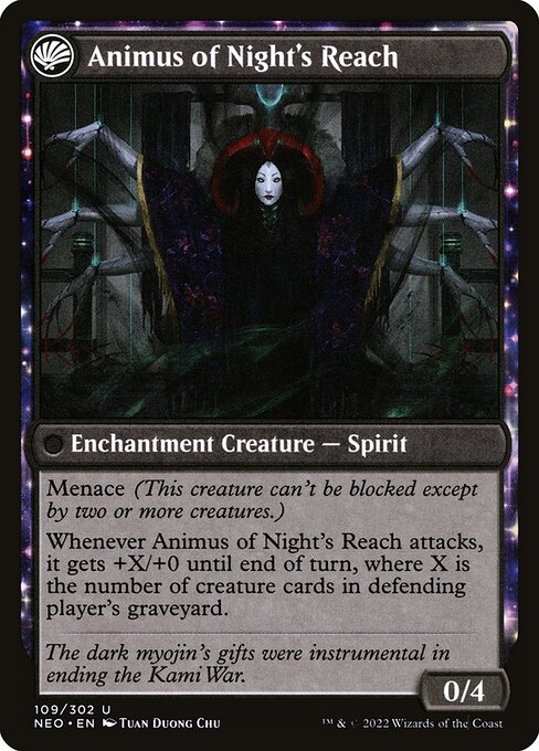 The Long Reach of Night // Animus of Night's Reach (back face)