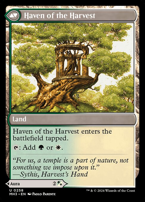Strength of the Harvest // Haven of the Harvest (back face)