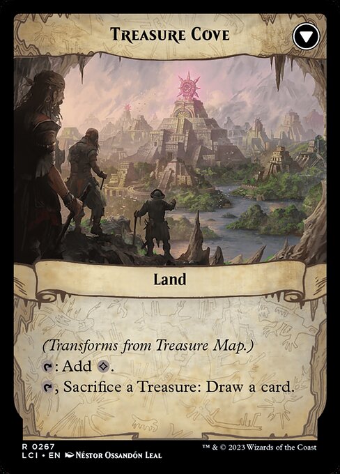 Treasure Map // Treasure Cove (back face)