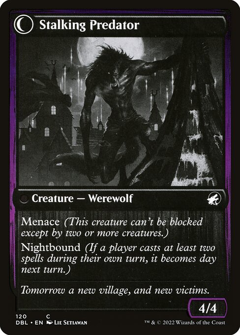 Shady Traveler // Stalking Predator (back face)