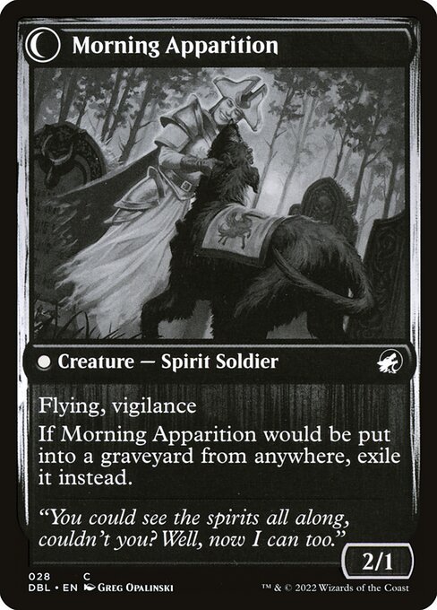 Mourning Patrol // Morning Apparition (back face)