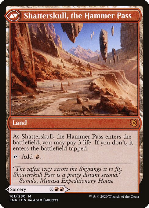 Shatterskull Smashing // Shatterskull, the Hammer Pass (back face)