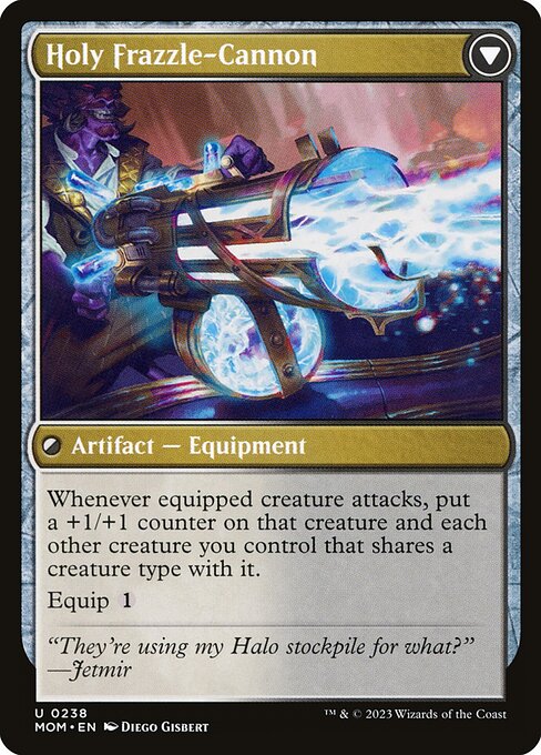 Invasion of New Capenna // Holy Frazzle-Cannon (back face)