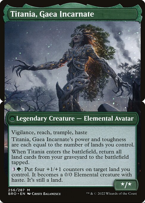Argoth, Sanctum of Nature // Titania, Gaea Incarnate (back face)