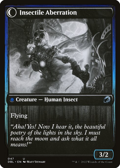 Delver of Secrets // Insectile Aberration (back face)