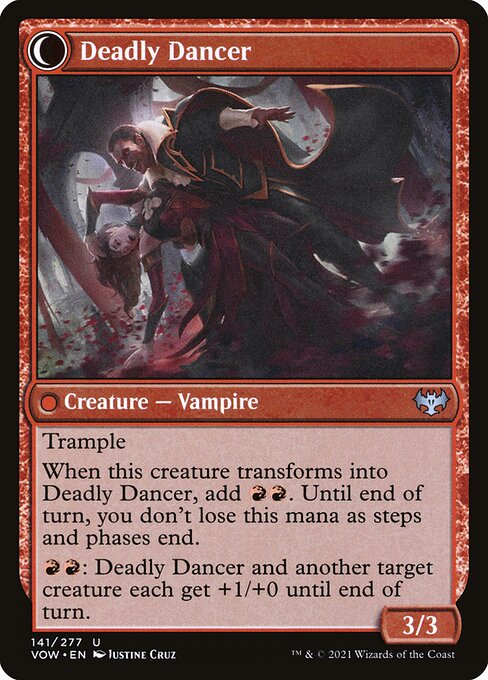 Alluring Suitor // Deadly Dancer (back face)