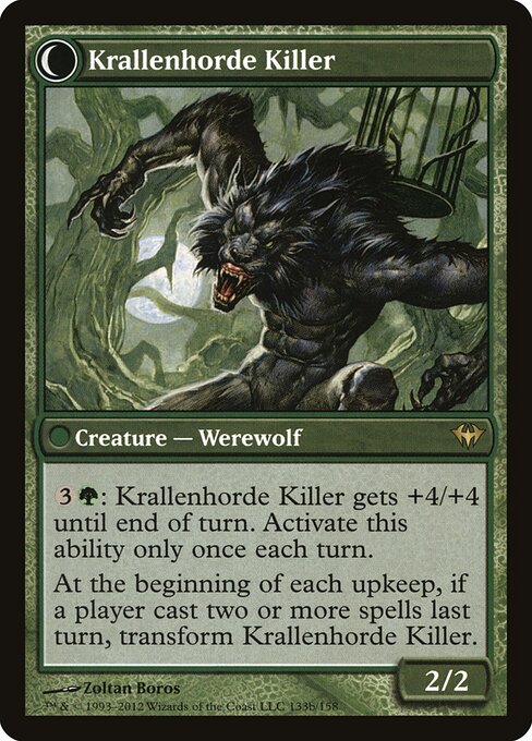 Wolfbitten Captive // Krallenhorde Killer (back face)