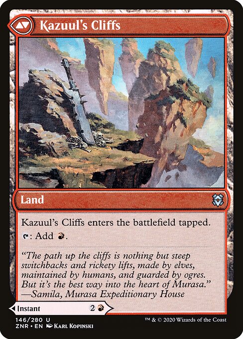 Kazuul's Fury // Kazuul's Cliffs (back face)