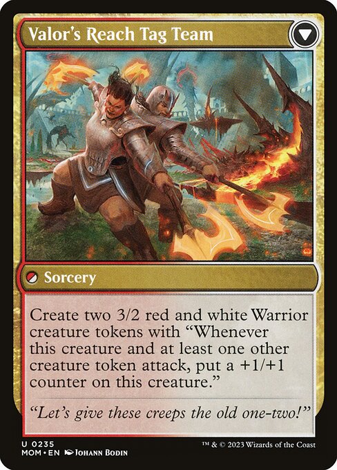 Invasion of Kylem // Valor's Reach Tag Team (back face)