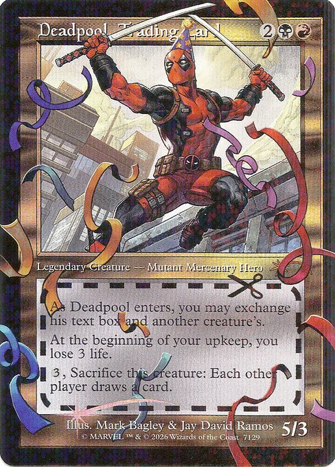 Deadpool, Trading Card