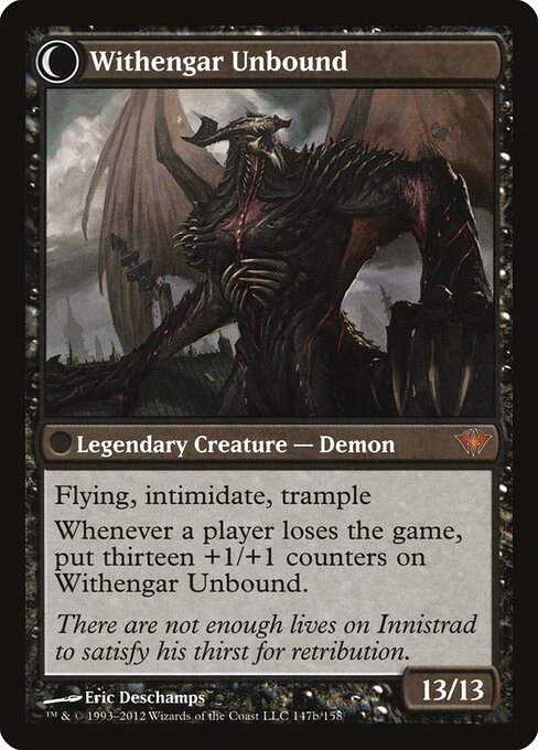 Elbrus, the Binding Blade // Withengar Unbound (back face)