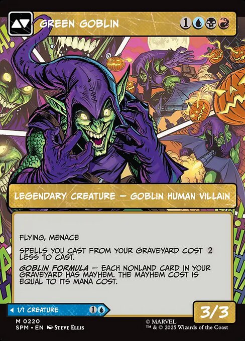Norman Osborn // Green Goblin (back face)