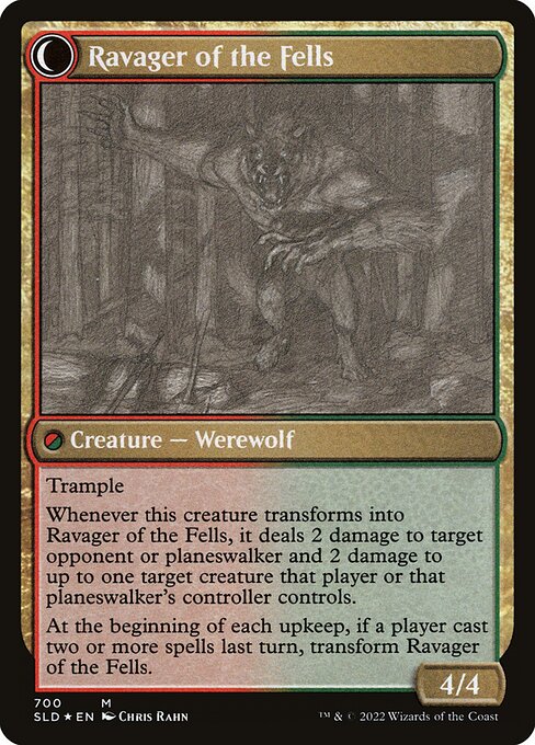 Huntmaster of the Fells // Ravager of the Fells (back face)