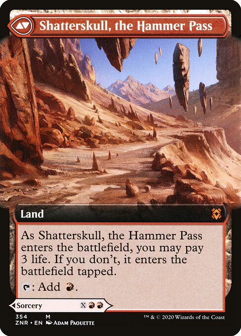 Shatterskull Smashing // Shatterskull, the Hammer Pass (back face)