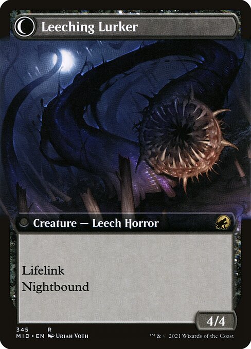 Curse of Leeches // Leeching Lurker (back face)