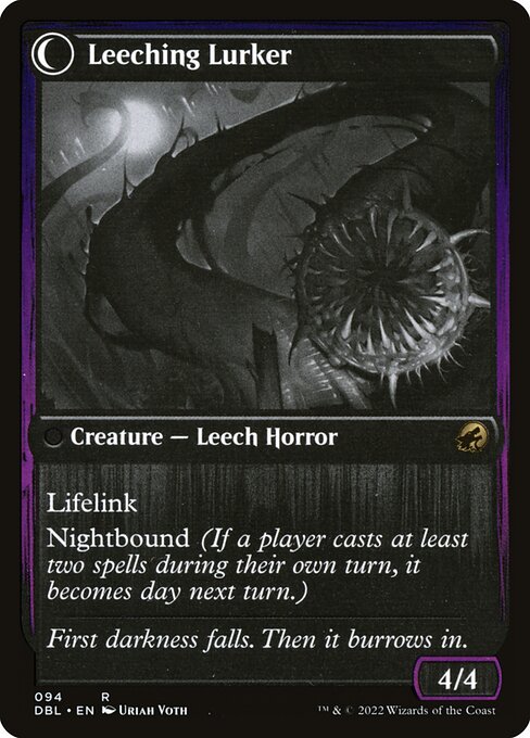 Curse of Leeches // Leeching Lurker (back face)