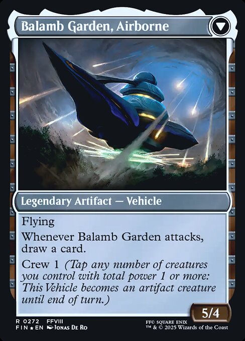 Balamb Garden, SeeD Academy // Balamb Garden, Airborne (back face)