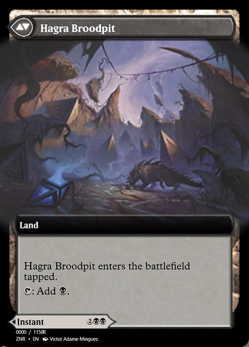 Hagra Mauling // Hagra Broodpit (back face)