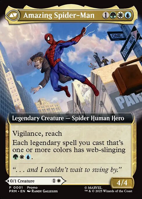 Peter Parker // Amazing Spider-Man (back face)