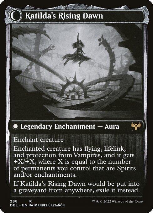 Katilda, Dawnhart Martyr // Katilda's Rising Dawn (back face)