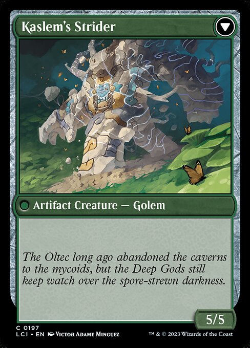 Kaslem's Stonetree // Kaslem's Strider (back face)