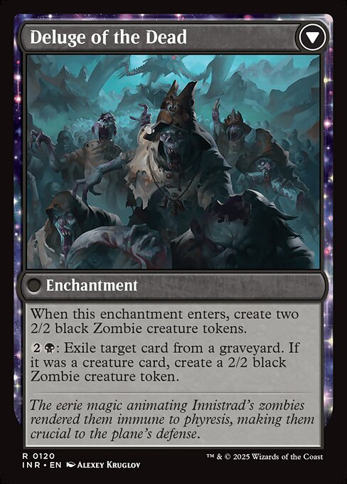 Invasion of Innistrad // Deluge of the Dead (back face)