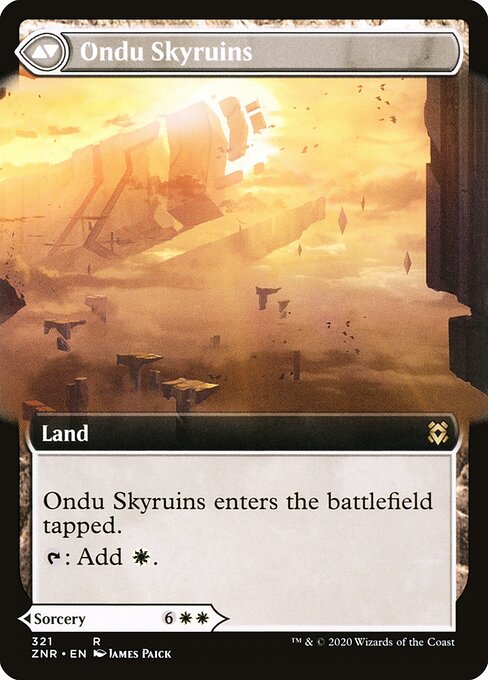 Ondu Inversion // Ondu Skyruins (back face)