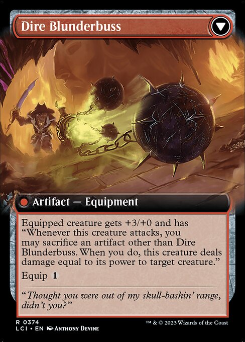 Dire Flail // Dire Blunderbuss (back face)