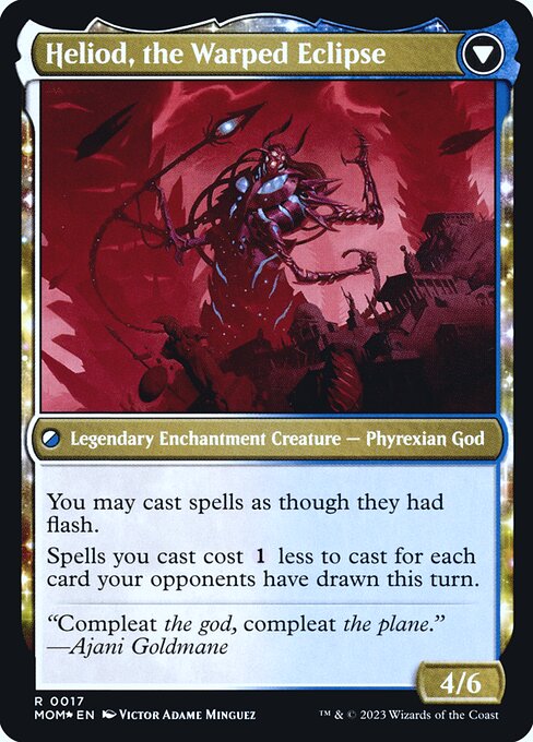Heliod, the Radiant Dawn // Heliod, the Warped Eclipse (back face)