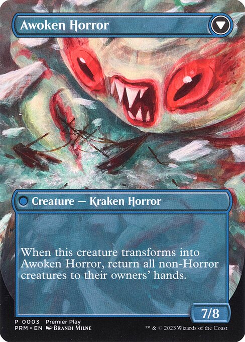 Thing in the Ice // Awoken Horror (back face)