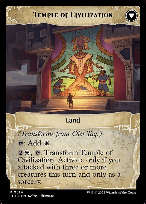 Ojer Taq, Deepest Foundation // Temple of Civilization (back face)