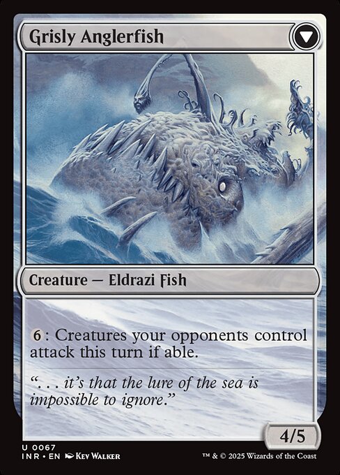 Grizzled Angler // Grisly Anglerfish (back face)