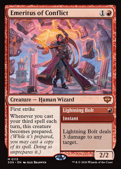 Emeritus of Conflict // Lightning Bolt