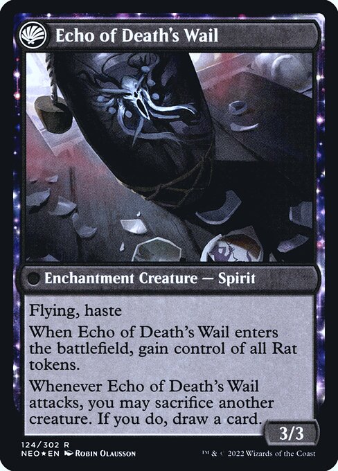 Tribute to Horobi // Echo of Death's Wail (back face)