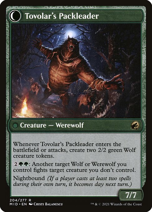 Tovolar's Huntmaster // Tovolar's Packleader (back face)