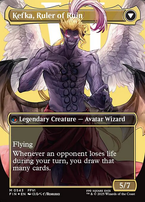 Kefka, Court Mage // Kefka, Ruler of Ruin (back face)
