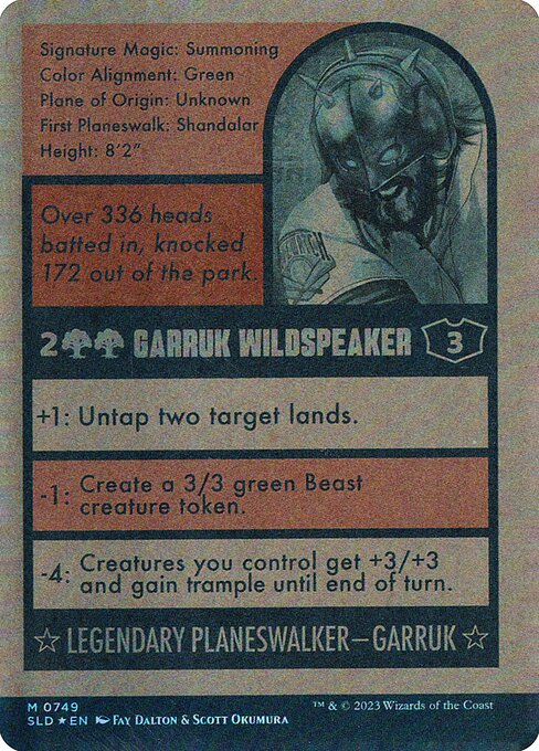 Garruk Wildspeaker // Garruk Wildspeaker (back face)