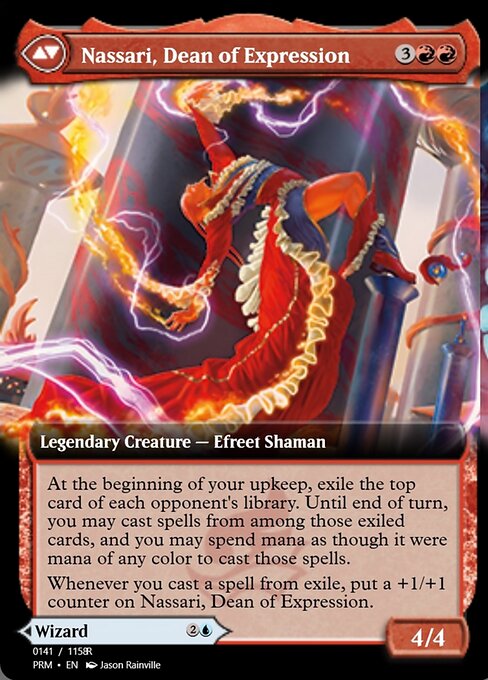 Uvilda, Dean of Perfection // Nassari, Dean of Expression (back face)