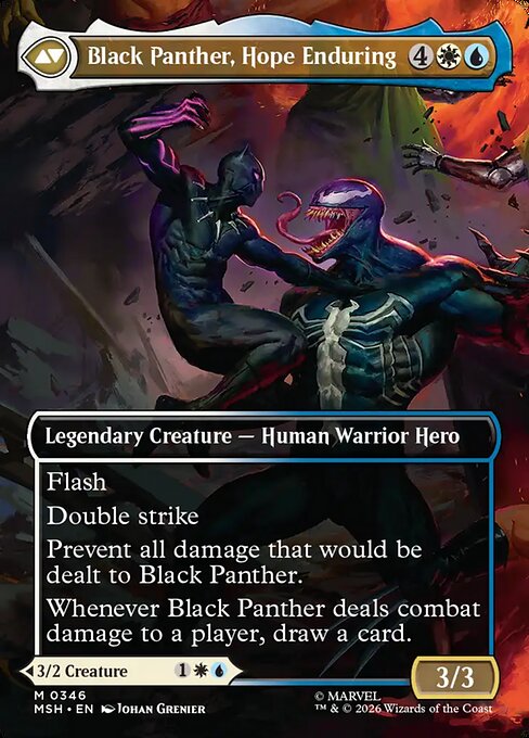King T'Challa // Black Panther, Hope Enduring (back face)