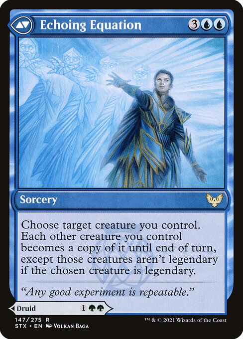 Augmenter Pugilist // Echoing Equation (back face)