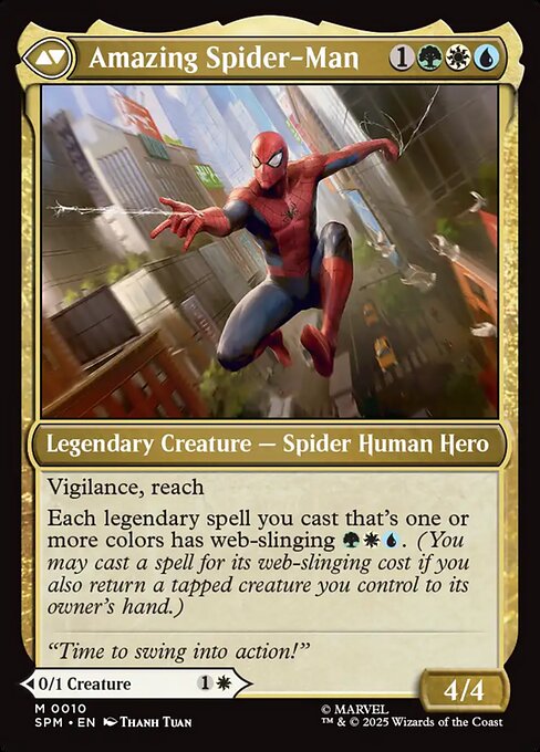 Peter Parker // Amazing Spider-Man (back face)